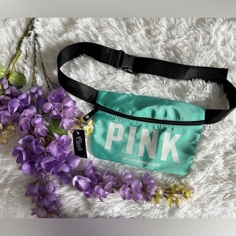 PINK retro tourquoise fanny pack - NWT